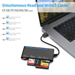 Lettore schede Rocketek CR7 USB 3.0 7 in 1