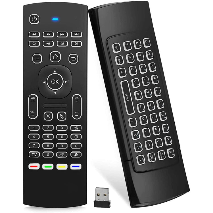 Telecomando tastiera wireless MX3-L retroilluminato bianco