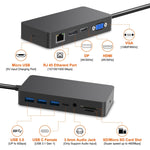 Rocketek SH701 Hub Adattatore 11 in 1 USB 3.0 RJ45 per Surface Pr