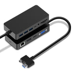 Rocketek SH701 Hub USB 3.0 11 in 1 con RJ45 per Surface Pro 4/5/6
