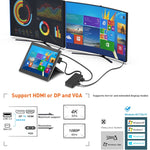 Rocketek SH701 Hub USB 3.0 11 in 1 con RJ45 per Surface Pro 4/5/6