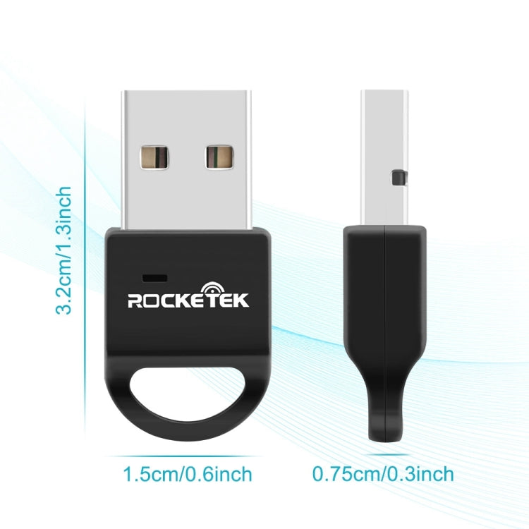Adattatore Bluetooth 4.0 USB Rocketek compatibile Windows