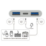 Adattatore USB-C 3 in 1 S-202 per ricarica, audio e dati - immagine 3