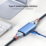 Adattatore HDMI 3 in 1 USB-C 8K Z08 in metallo - immagine 4