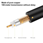Cavo coassiale video BNC maschio a RCA femmina, 0,35 m - immagine 3