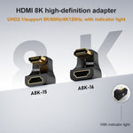Adattatore HDMI 2.1 U-bend 8K maschio a femmina