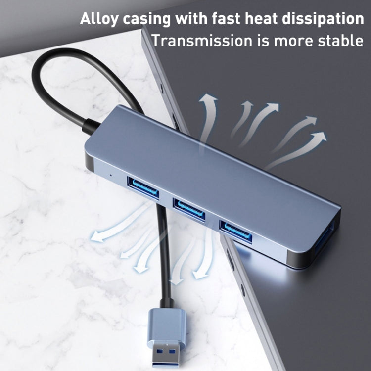 Adattatore HUB 4 in 1 USB 3.0 con cavo 1,2 m