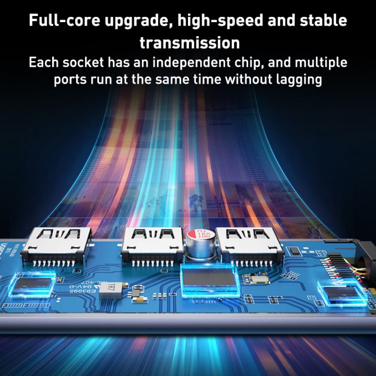 Adattatore HUB 4 in 1 USB 3.0 con cavo 1,2 m