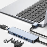 Adattatore HUB 4 in 1 USB 3.0 con cavo 1,2 m