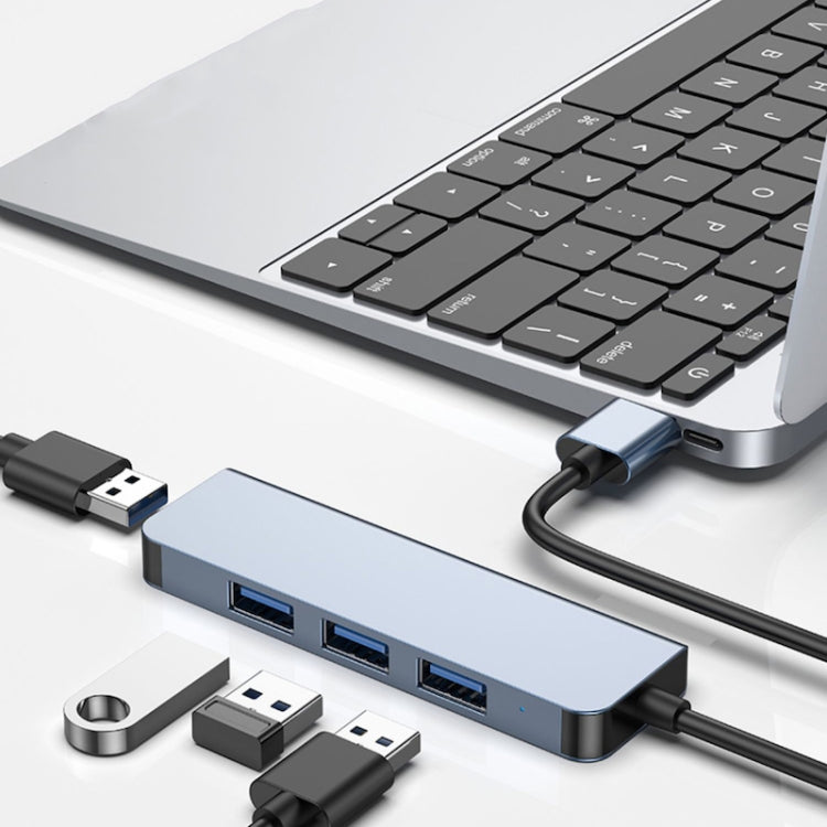 Adattatore HUB 4 in 1 USB 3.0 con cavo 1,2 m