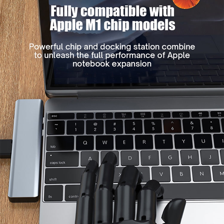 Adattatore HUB USB-C 7 in 1 con HDMI e USB 3.0