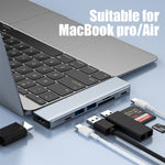 Adattatore HUB USB-C 7 in 1 con HDMI e USB 3.0