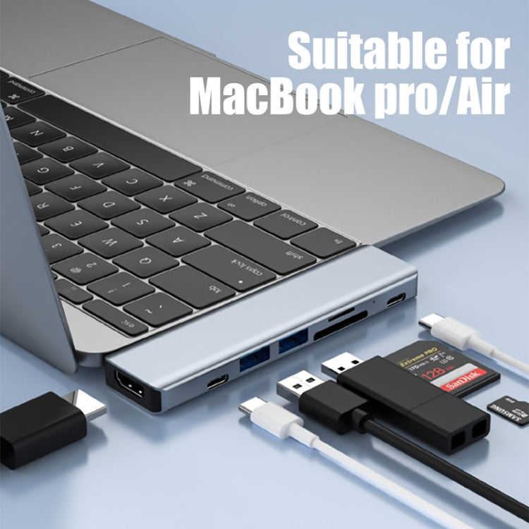 Adattatore HUB USB-C 7 in 1 con HDMI e USB 3.0