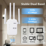 Amplificatore segnale WiFi 300Mbps 2.4G con spina americana