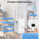 Amplificatore segnale WiFi 300Mbps 2.4G con spina americana
