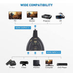 Switcher HDMI 3 ingressi 1 uscita 4K 30Hz con cavo pigtail