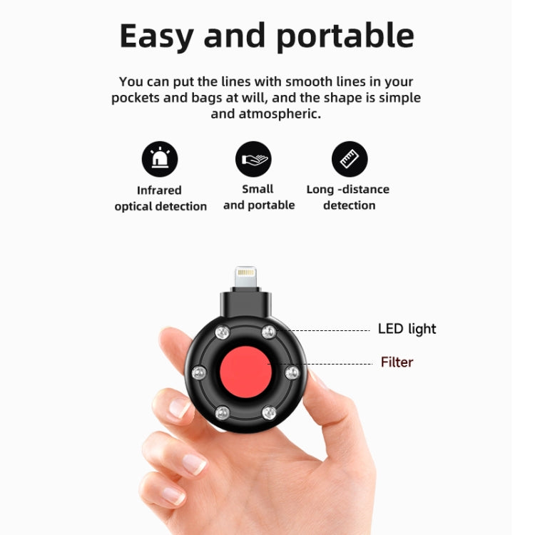 Scanner anti-furto per fotocamera con rilevatore a infrarossi 8 p