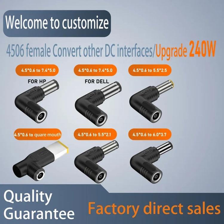 Alimentatore Lenovo 240W con connettore DC quadrato a gomito - immagine 4