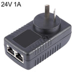 Alimentatore 24V 1A con porta POE e LAD AU Plug