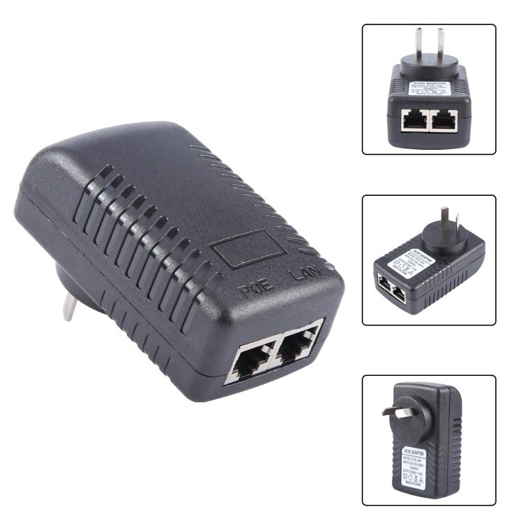 Alimentatore 24V 1A con porta POE e LAD AU Plug