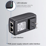 Alimentatore 24V 1A con porta POE e LAD AU Plug