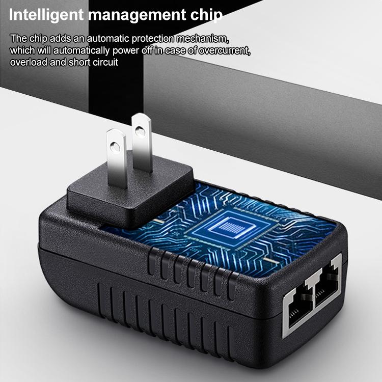 Alimentatore 24V 1A con porta POE e LAD AU Plug