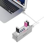 ORICO Hub USB 3.0 a 7 porte in alluminio con alimentatore
