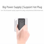 ORICO Hub USB 3.0 a 7 porte in alluminio con alimentatore