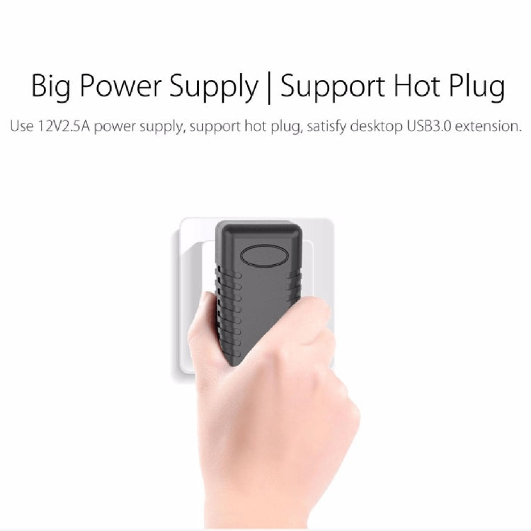 ORICO Hub USB 3.0 a 7 porte in alluminio con alimentatore