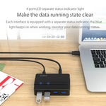 ORICO H4928-U3 Hub USB 3.0 a 4 porte con alimentatore 12V