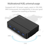 ORICO H4928-U3 Hub USB 3.0 a 4 porte con alimentatore 12V