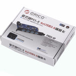 Scheda PCI Express USB 3.0 4 porte ORICO per desktop