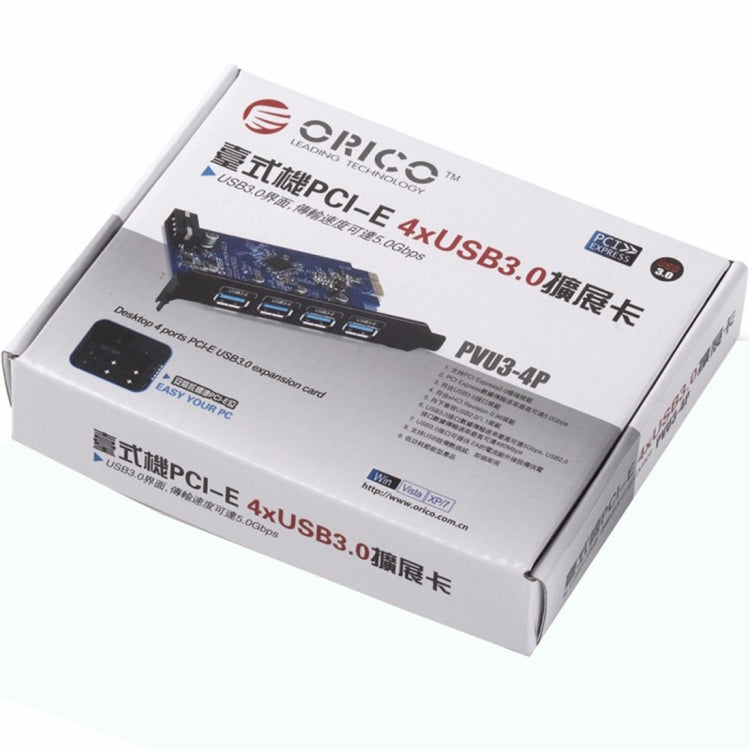 Scheda PCI Express USB 3.0 4 porte ORICO per desktop
