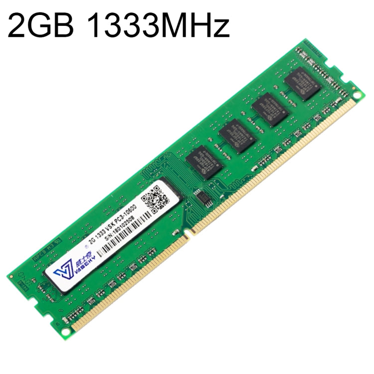 Modulo RAM DDR3 2GB 1333MHz PC3-10600 per desktop