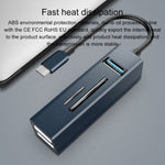 Adattatore HUB USB 3.0 5 in 1 con lettore SD/TF