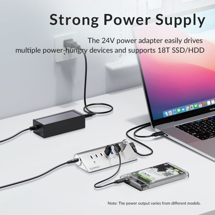 Hub USB 3.2 Gen1 4 porte 10 Gbps in lega di alluminio
