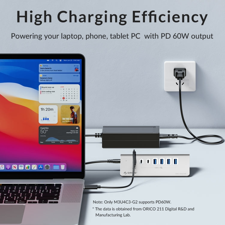 Hub USB 3.2 Gen1 4 porte 10 Gbps in lega di alluminio