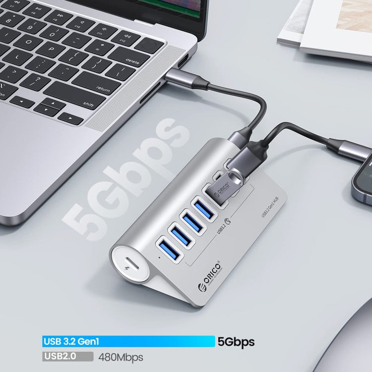ORICO Hub USB 3.2 Gen1 7 porte in lega di alluminio