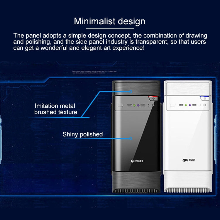 Custodia PC desktop Xintianyi M-ATX ATX Mini-ITX