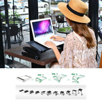 Supporto da scrivania pieghevole per laptop in alluminio
