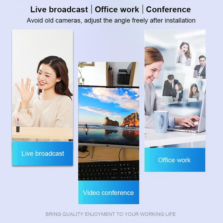 Webcam USB 2.0 HD 480 pixel con microfono per PC