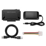 Cavo adattatore USB 3.0 a SATA/IDE per HDD 2,5" e 3,5"