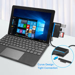 Hub USB 3.0 e lettore schede per Microsoft Surface Go