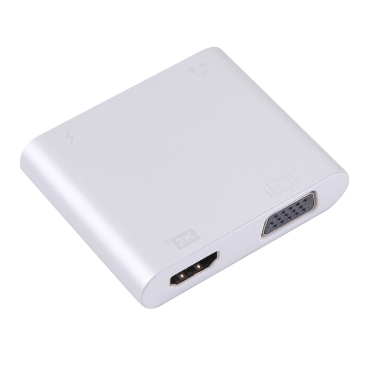 Adattatore docking station 3 in 1 per smartphone HDMI VGA