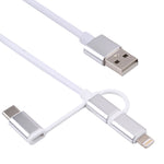 Adattatore docking station 3 in 1 per smartphone HDMI VGA