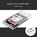 Custodia ORICO 3139C3 per disco rigido SATA 3,5" USB 3.1