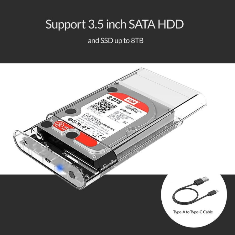 Custodia ORICO 3139C3 per disco rigido SATA 3,5" USB 3.1