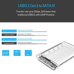 Custodia ORICO 3139C3 per disco rigido SATA 3,5" USB 3.1