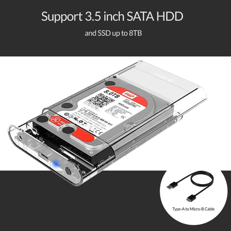 ORICO 3139U3 Custodia per disco rigido SATA 3,5" USB 3.0