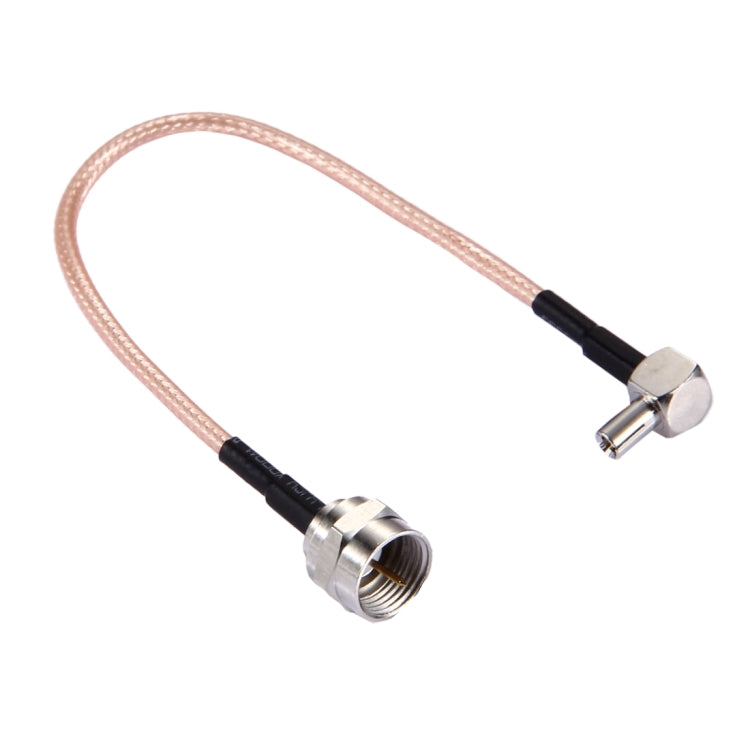Cavo coassiale RG316 maschio da TS9 a F 15 cm